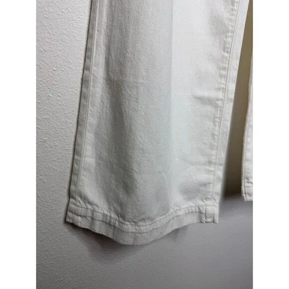 Madewell W28 The Harlow Wide Leg Jean Tile White Cotton Airy Denim Edition NWT - Picture 7 of 14